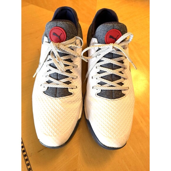 PUMA Proadapt Alphacat White & Gray Mens 11.5 Golf Shoes EUC ! main image 8